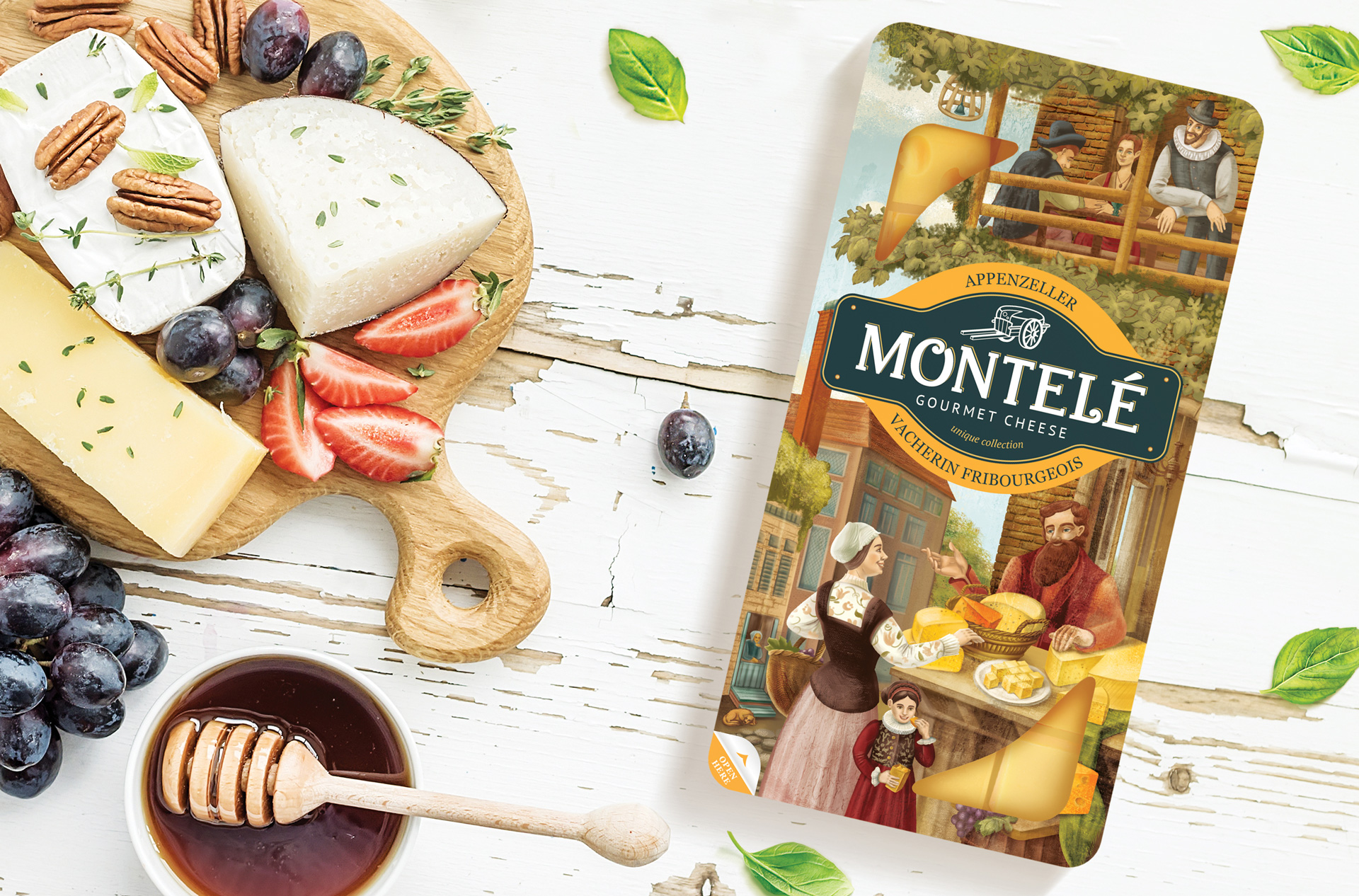 Дизайн упаковки Montele cheese