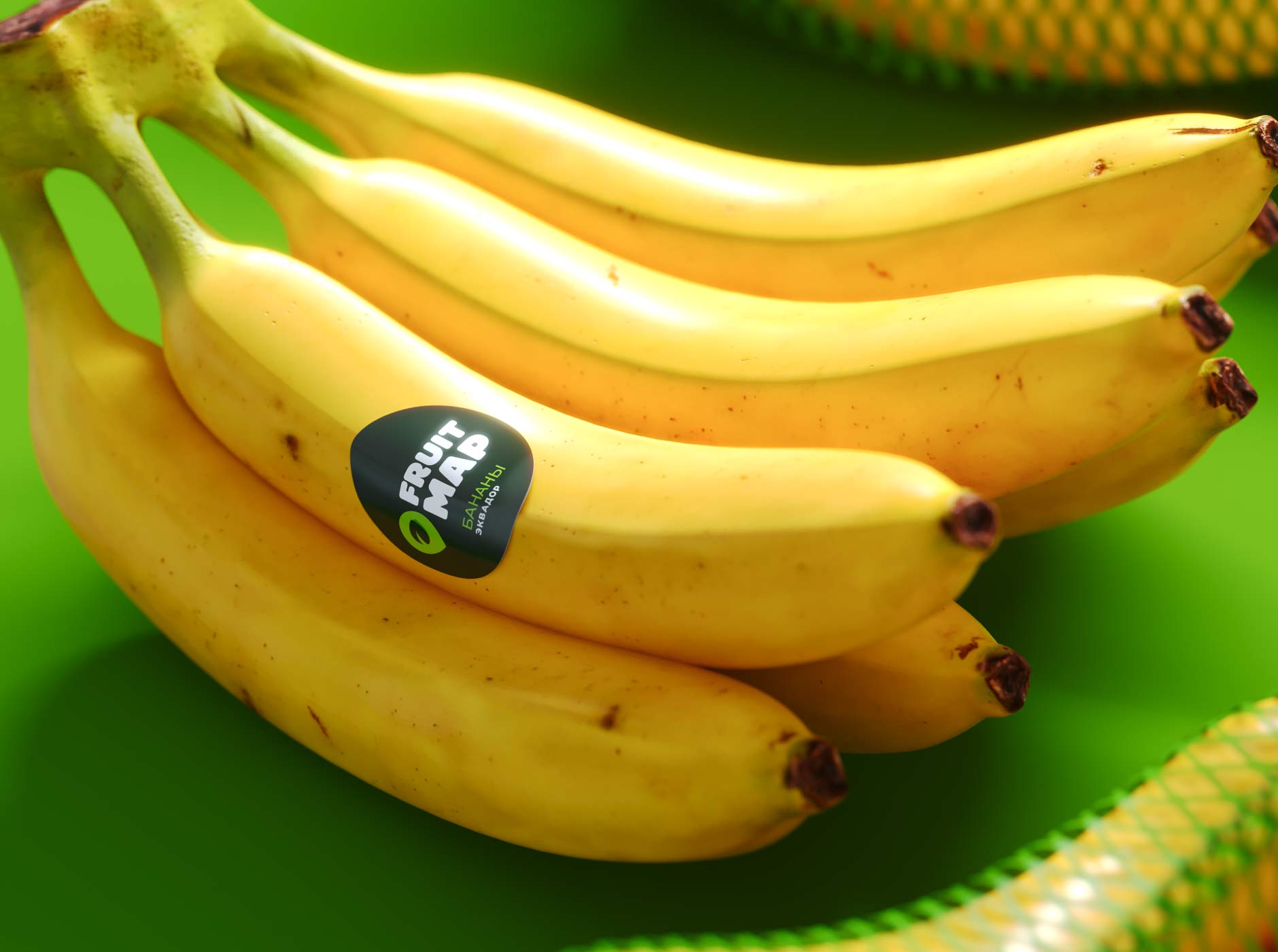 Фрутмэп, бананы в связке.